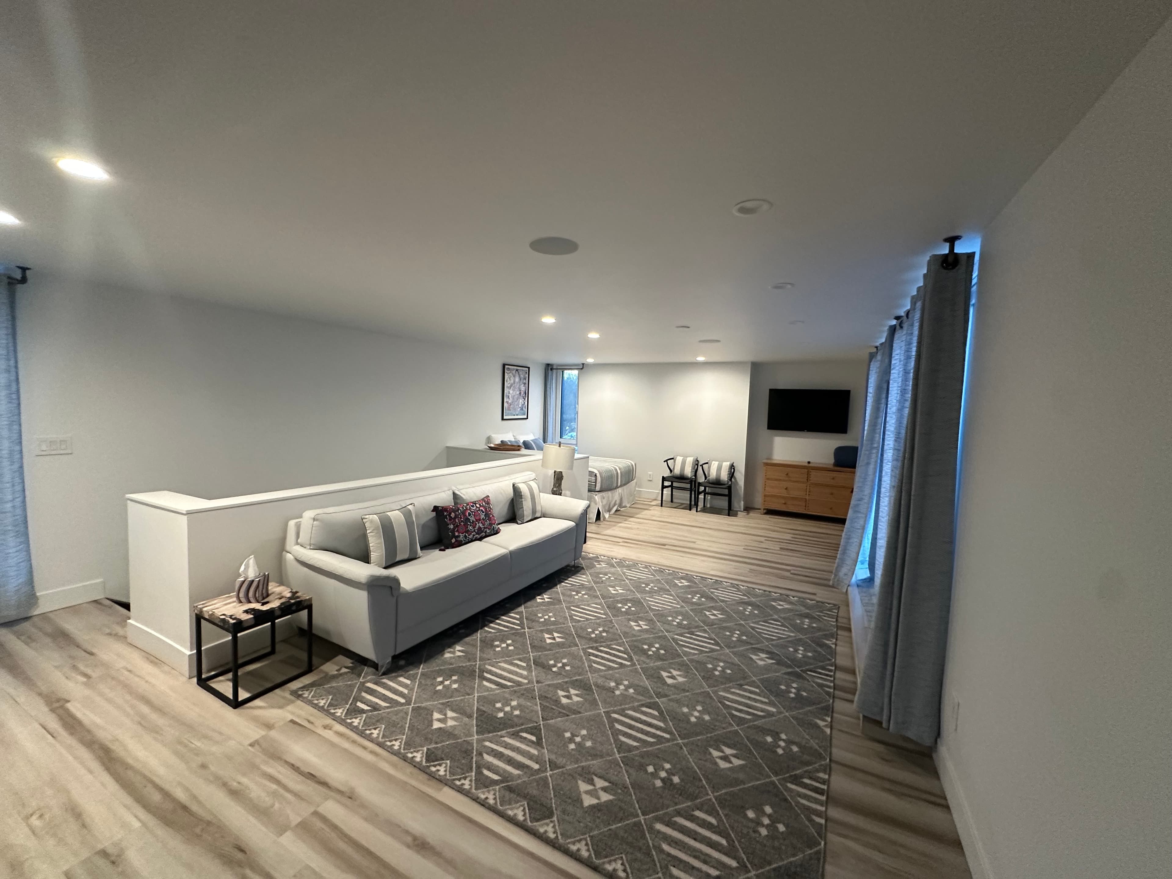 Third floor loft social space, Villa at Bootleggers Landing, sleeps 10 guests